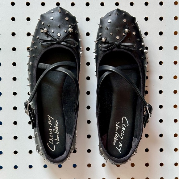 Circus NY By Sam Edelman Zuri Stud Ballet Flat Size 8 New In Box - Picture 2 of 12
